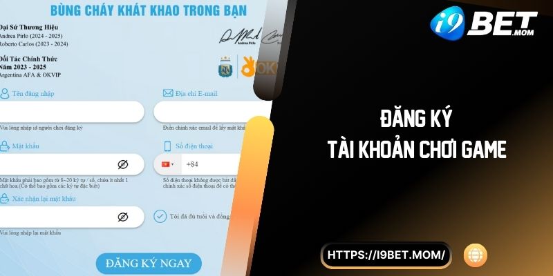 Đăng ký tài khoản chơi game