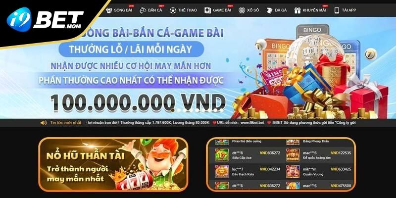 Thông tin về các trò chơi hot tại nhà cái i9BET